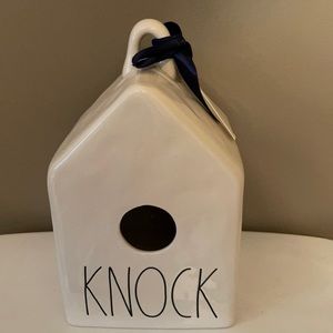 Rae Dunn - KNOCK - birdhouse